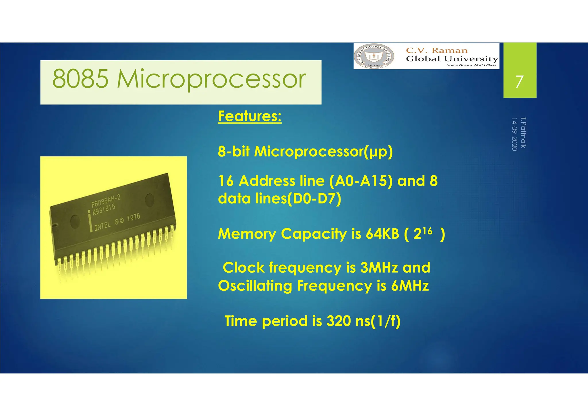 8085 features and bus structure of 8085 microprocessor | PPT