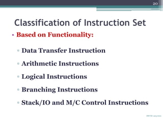 8085 instructions and addressing modes | PDF