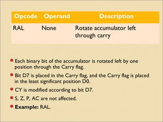 8085 instruction set | PPT