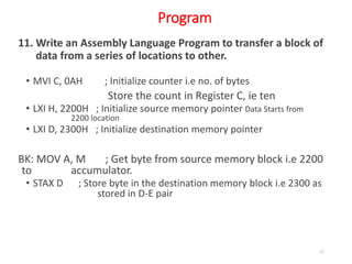 8085 instruction set and Programming | PPT