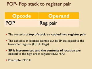 8085 instruction set | PPT