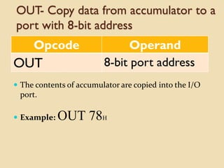 8085 instruction set | PPT