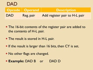 8085 instruction set | PPT