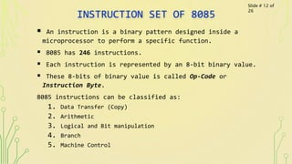 8085 microprocessor(1) | PPTX