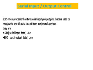 8085 Microprocessor presentation for Electronics M.Sc. Physics from ...