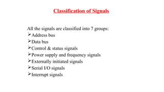 Comprehensive Pin Description and Signal Classification of 8085 ...