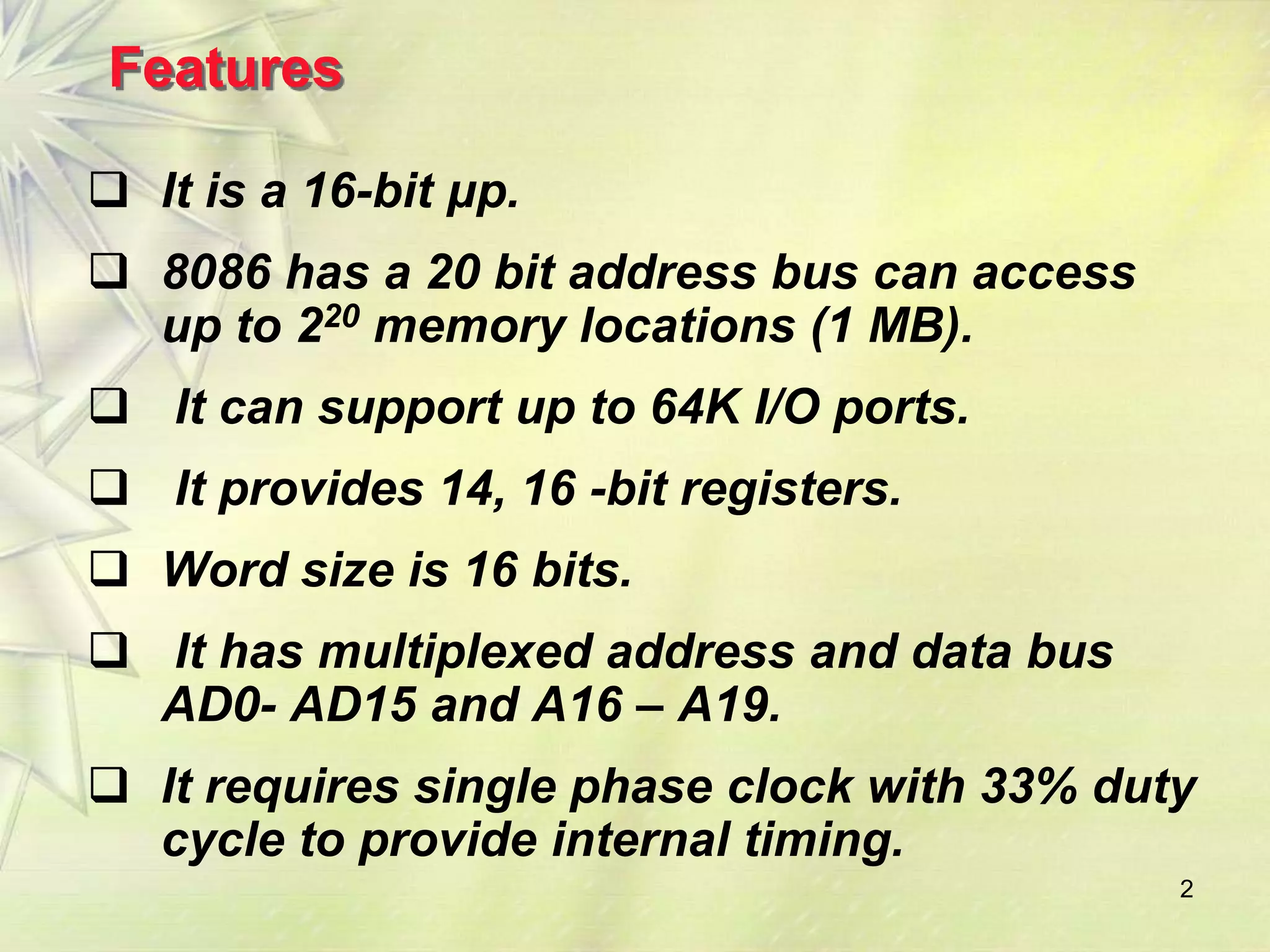 8086 microprocessor-architecture | PPTX
