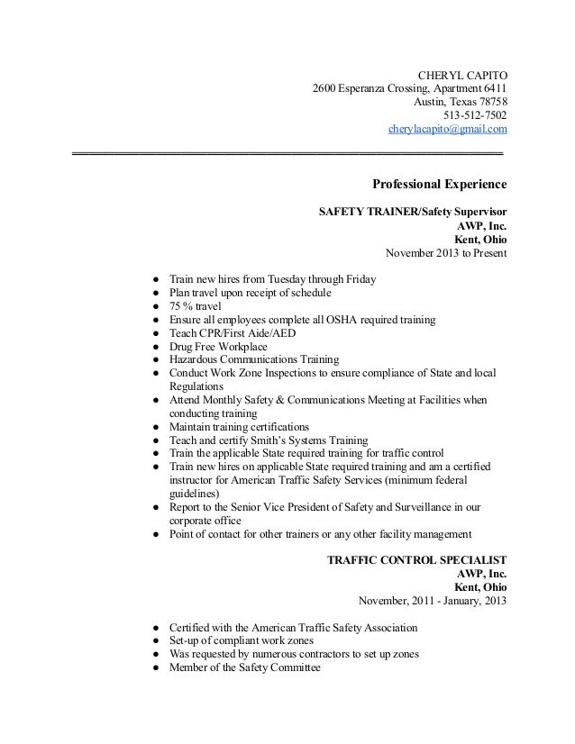 Copy Of Resume 10 06 2016 Copy Of Resume 10 06 2016