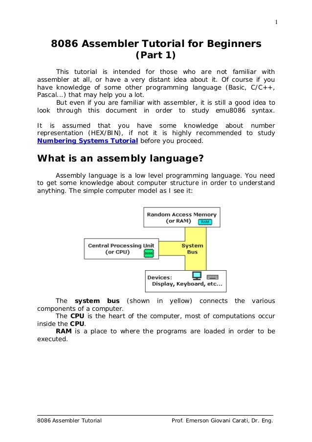 8086 assembly