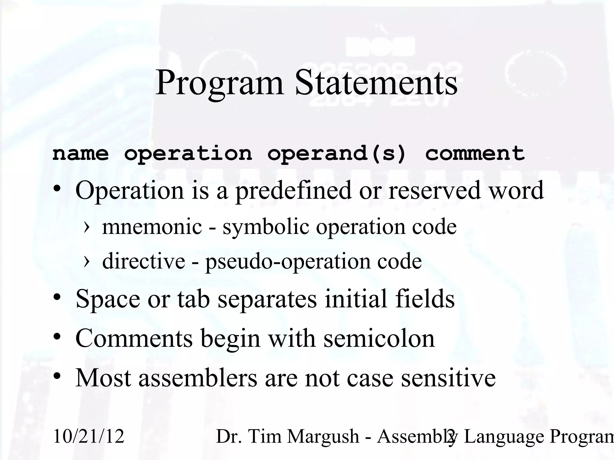 8086 assembly language | PPT