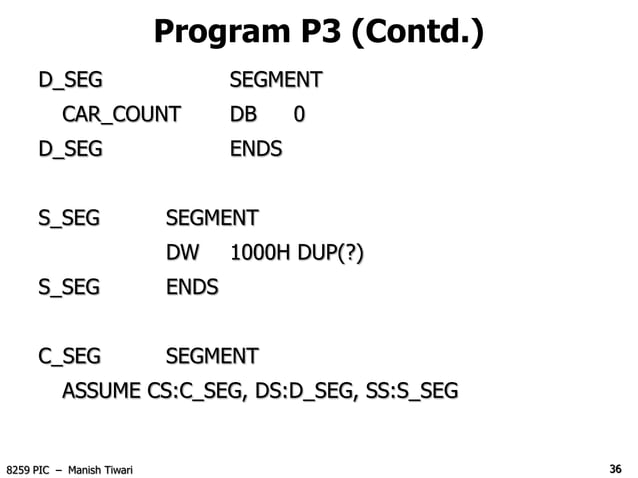 8086 Interrupts .ppsx