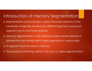 8086 memory segmentation | PPT