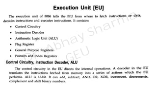8086 ECE Microprocessor pdf covering all units | PDF