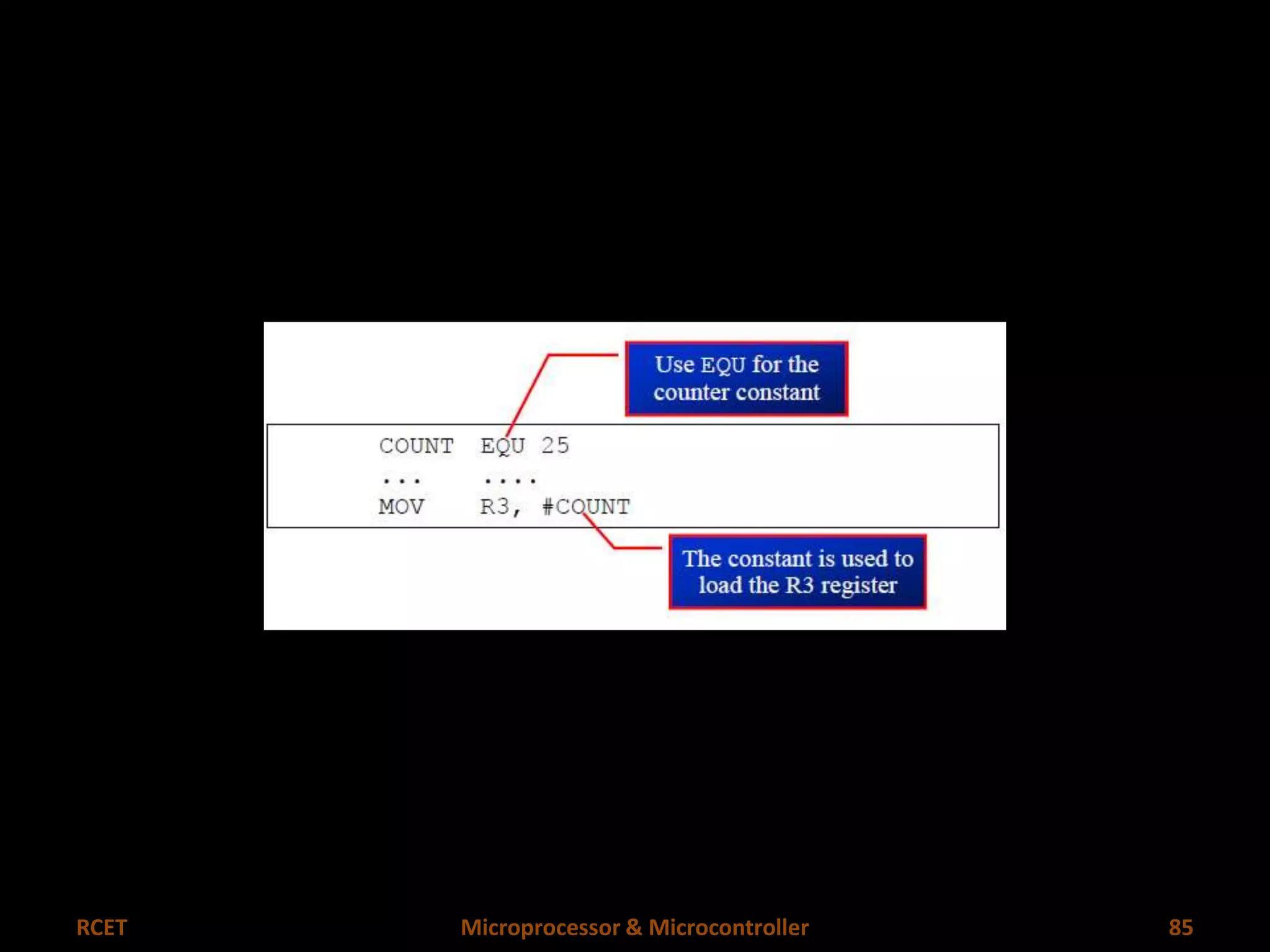 RCET Microprocessor & Microcontroller 85 
