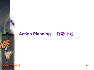 69
Action Planning 行动计划
 