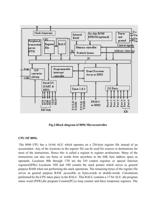 8096 microcontrollers notes | DOCX