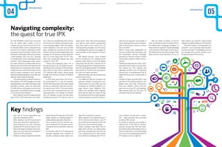 Introduction
04
As the internet moves more and more
into the mobile realm, mobile in turn is
moving more and more into the era of all-
IP networks. Much of this is being driven by
the rise of LTE, which is ostensibly an all-IP
proposition. More to the point, however, with
worldwide mobile data traffic set to increase
13-fold between 2012 and 2017, reaching
11.2 exabytes per month, according to Cisco
Systems’ Visual Networking Index, cellcos
are under pressure to address data service
delivery not only on their own networks, but
beyond them via roaming services. Compli-
cating the issue is the fact that most cellcos
have to support roaming for all-IP services
while also supporting legacy voice, SMS and
data services at home and abroad.
The mobile industry’s default solution to
the problem is IPX (IP Exchange), a concept
spearheaded by the GSM Association that
promotes common specs for end-to-end
IP traffic delivery and quality of service that
gives cellcos a cost-effective way to manage
LTE services across networks.
When Telecom Asia first researched the
topic of IPX in 2011, there was a lot of inter-
est in IPX but comparatively little activity.
At that time, the majority of operators were
in the planning stages of IPX, with deploy-
ments expected in the next one to three
years, pending the outcome of trials with
partners, and to an extent depending on the
progress of LTE rollouts, as many operators
saw LTE as the major driver for IPX. Also,
there was considerable debate over what
counted as “true” IPX.
Things have progressed quite a bit in
the last two years, as LTE rollouts have ac-
celerated and as a number of IPX providers
have arisen to help cellcos connect their
LTE roaming traffic quickly without going
through the laborious process of bilateral
agreements.
In 2013 alone we’ve seen a lot of activ-
ity surrounding IPX. In July, for example,
PCCW Global launched an HD video calling
service for enterprise customers and car-
rier partners over its IPX. The month before
that, BICS said it had performed the first
intercontinental LTE roaming connection
over IPX between Europe and Asia after
enabling Swisscom’s LTE users to roam to
Navigating complexity:
the quest for true IPX
South Korea, while Tata Communications
and Telecom Italia Sparkle implemented
what they billed as the world’s first LTE
roaming peering between two IPX provid-
ers, enabling both carriers to exchange LTE
roaming traffic on their respective IPX plat-
forms.
SAP Mobile Services, which enabled
the first commercial LTE roaming service
between Globe Telecom and China Mobile
Hong Kong late last year, entered into an
IPX peering agreement in August with Etis-
alat UAE, the largest operator in the Middle
East and Africa, to deliver LTE roaming traf-
fic to all of its mobile operators.
Meanwhile, May was a particularly busy
month for IPX activity:
•	 The GSMA and i3forum launched a de-
ployment initiative involving live com-
mercial pilots for voice traffic over IPX
conducted by Deutsche Telekom, Or-
ange, Telecom Italia, Telefónica, Telia-
Sonera and Vodafone. Both organiza-
tions said the pilots will “pave the way
for the technical and commercial agree-
ments necessary to use IPX to intercon-
•	 Over half of survey respondents say
they are connected to an IPX.
•	 Many operators are still at least one to
three years away from deploying IPX –
partly because it’s too soon, and partly
because the IPX services market is clut-
tered with players sending mixed mes-
sages over just what does and doesn’t
count as an IPX connection.
•	 However, a number of operators feel 2013
Key findings
nect any voice services”, and provide “a
major stepping stone toward interoper-
able communications services such as
VoLTE and RCS.”
•	 AMS-IX Hong Kong (established by
Hutchison Global Communications and
the Amsterdam Internet Exchange)
launched an Inter-IPX service to allow
IPX providers to peer IP traffic at the lo-
cal level.
•	 TeliaSonera International Carrier (TSIC)
launched its IPX service, with 200 PoPs
and support for TSIC roaming and
signaling and VoIPX, with LTE signaling
services and “a comprehensive suite of
additional IPX services” to follow later in
2013.
•	 Ooredoo in Qatar launched what it said
was the first IPX enabled network in the
Middle East using Tata Communica-
tions’ IPX+ platform. Voice is the first
app to be run on the IPX, with signaling,
data roaming (GRX and IPX) and LTE
roaming on the service roadmap.
will be the year IPX takes off as LTE prolif-
erates, demand for roaming support in-
creases and new services come online.
•	 Voice remains the most common ser-
vice running over IPX, but other up-and-
coming services include SMS, video and
GRX.
•	 It’s still early days for LTE roaming and
Diameter signaling, with a majority of
operators looking at other options be-
sides IPX to handle LTE roaming.
•	 Many operators see potential value in
VoLTE, and are more likely to use IPX
as an interconnect solution but still see
VoLTE as a near-future technology.
•	 Overall, operators have been slow to
adopt RCS services, but deployments
and trials are happening, and many see
it as a potential source of new revenue
and a ticket to competing with OTT ser-
vices. However, the key word is “poten-
tial” – many operators aren’t yet ready
to bank on RCS just yet.
•	 A number of operators are looking at
offering QoS in the RAN for latency-
sensitive services like VoIP and video,
but almost half of respondents have no
plans to implement it, as the technology
is too new. And wholesaling RAN QoS to
OTT players is, for now, right out.
With the bustle of activity on the IPX
front, we decided to revisit the state of IPX in
the mobile sector and gauge its progress. To
what extent are operators taking advantage
of IPX services? What value do they see in
IPX? What services are they running on IPX?
What services would they like to run on it?
And if they’re not using IPX, what are they
waiting for (besides perhaps an LTE license)?
The short answer is: more operators are
using IPX – but it’s still early days as opera-
tors work out their LTE strategies and try to
sort through what is, at the moment, a con-
fusing landscape of IPX services.
Introduction
05
Navigating complexity: the quest for true IPXNavigating complexity: the quest for true IPX
 