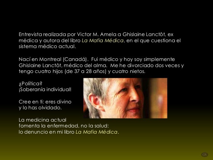 La Mafia Medica Ghislaine Lanctot Por Carlitosrangel