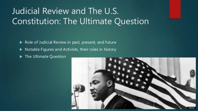 Judicial Review and Constitutional Interpretation