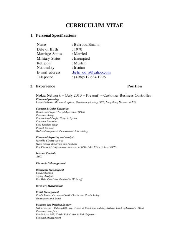 Behrooz Emami Cv 1