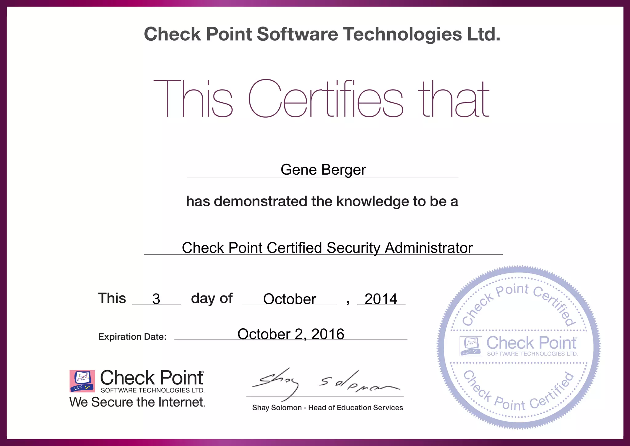 Check Point Certified Security Admin | PDF