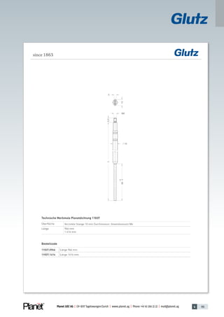 4 155Planet GDZ AG | CH-8317 Tagelswangen/Zurich | www.planet.ag | Phone +41 43 266 22 22 | mail@planet.ag
Accessories
 