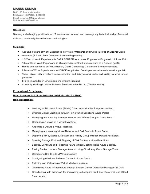resume