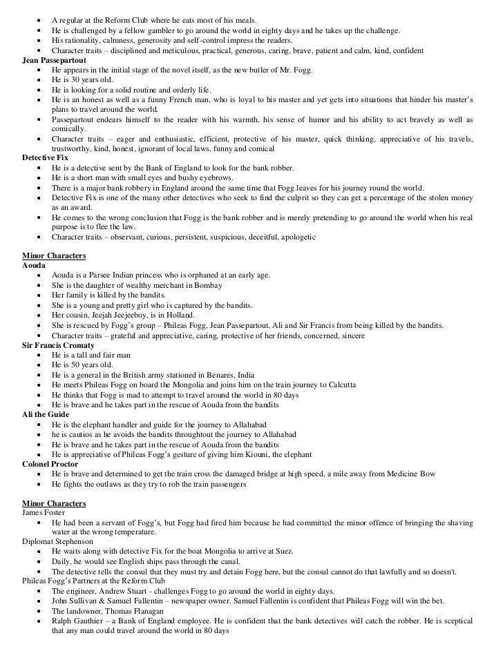 Around the world in 80 days essay
