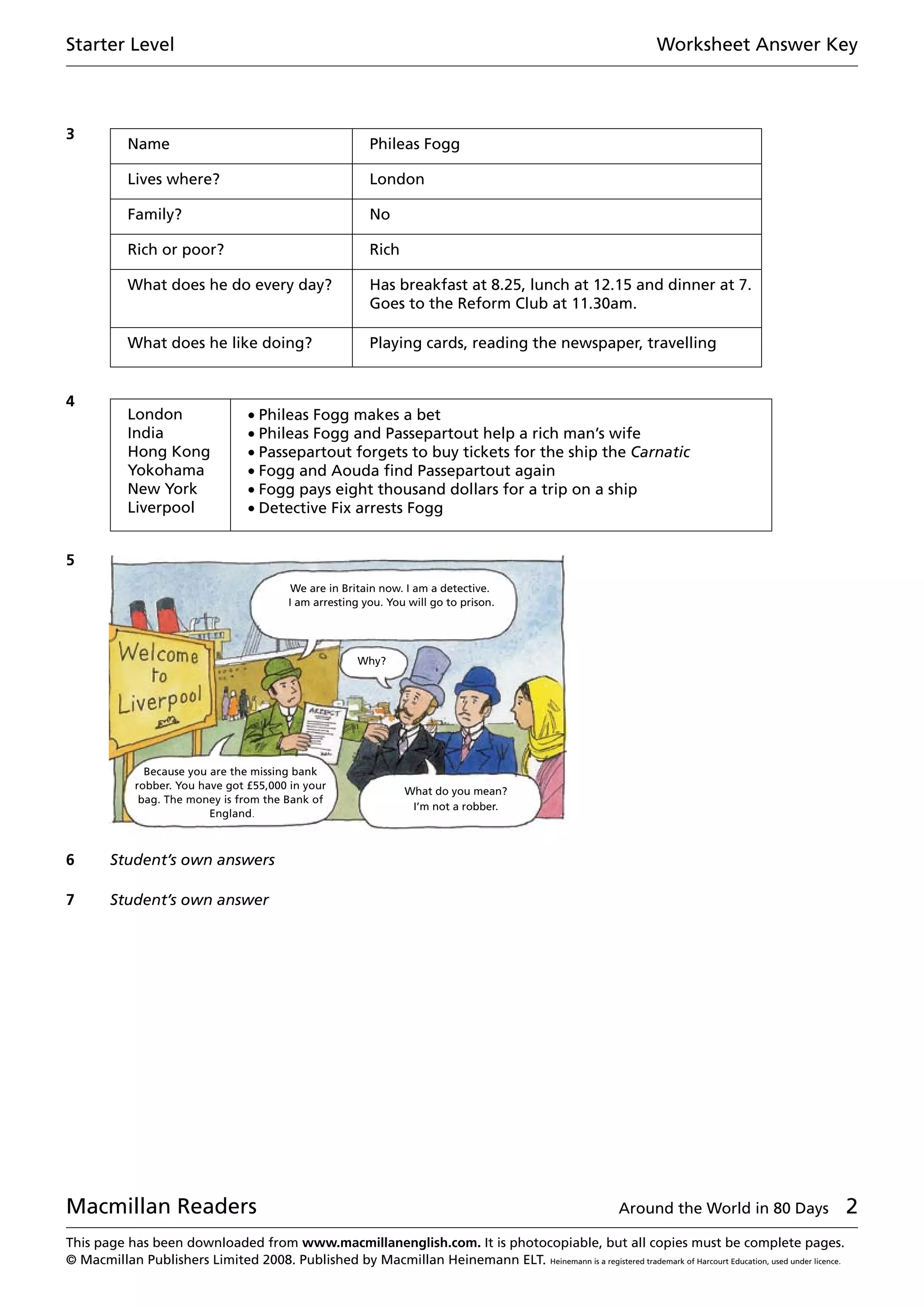 80days ws answers | PDF