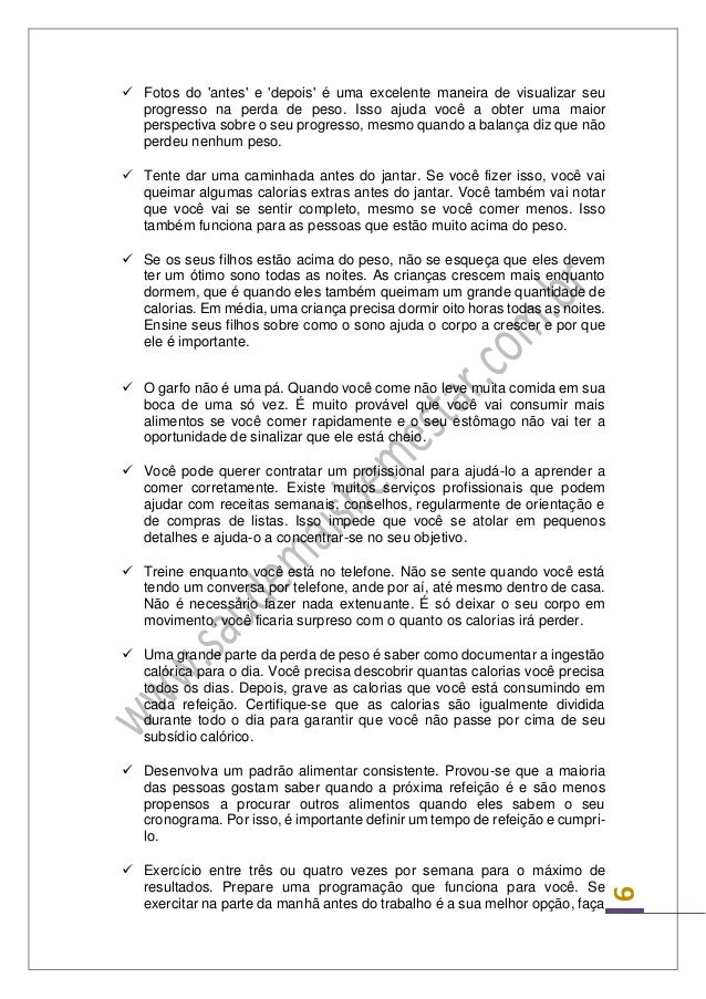 80 dicas para emagrecer com saúde