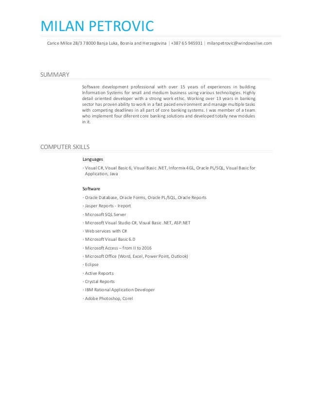 aleksandar petrovic banja luka cv milan petrovic aleksandar petrovic banja luka cv milan petrovic