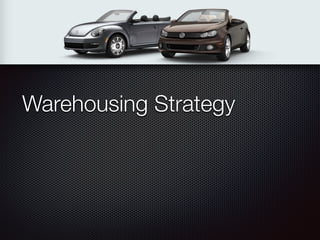 Warehousing Strategy
 