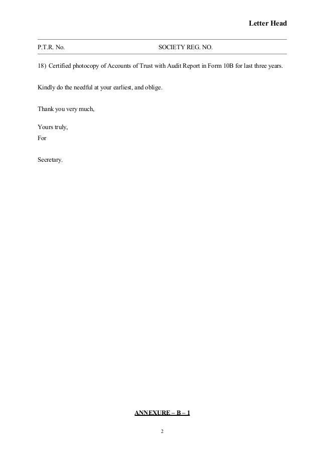 119(2)(b) of condonation letter for u/s delay format 80 g 119(2)(b) of condonation letter for u/s delay format 80 g