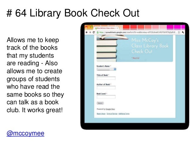 book checkout form