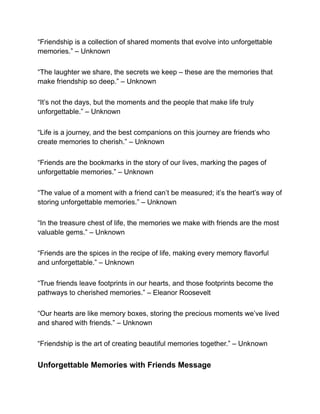 80 Mind Blowing Unforgettable Memories With Friends Quotes.pdf