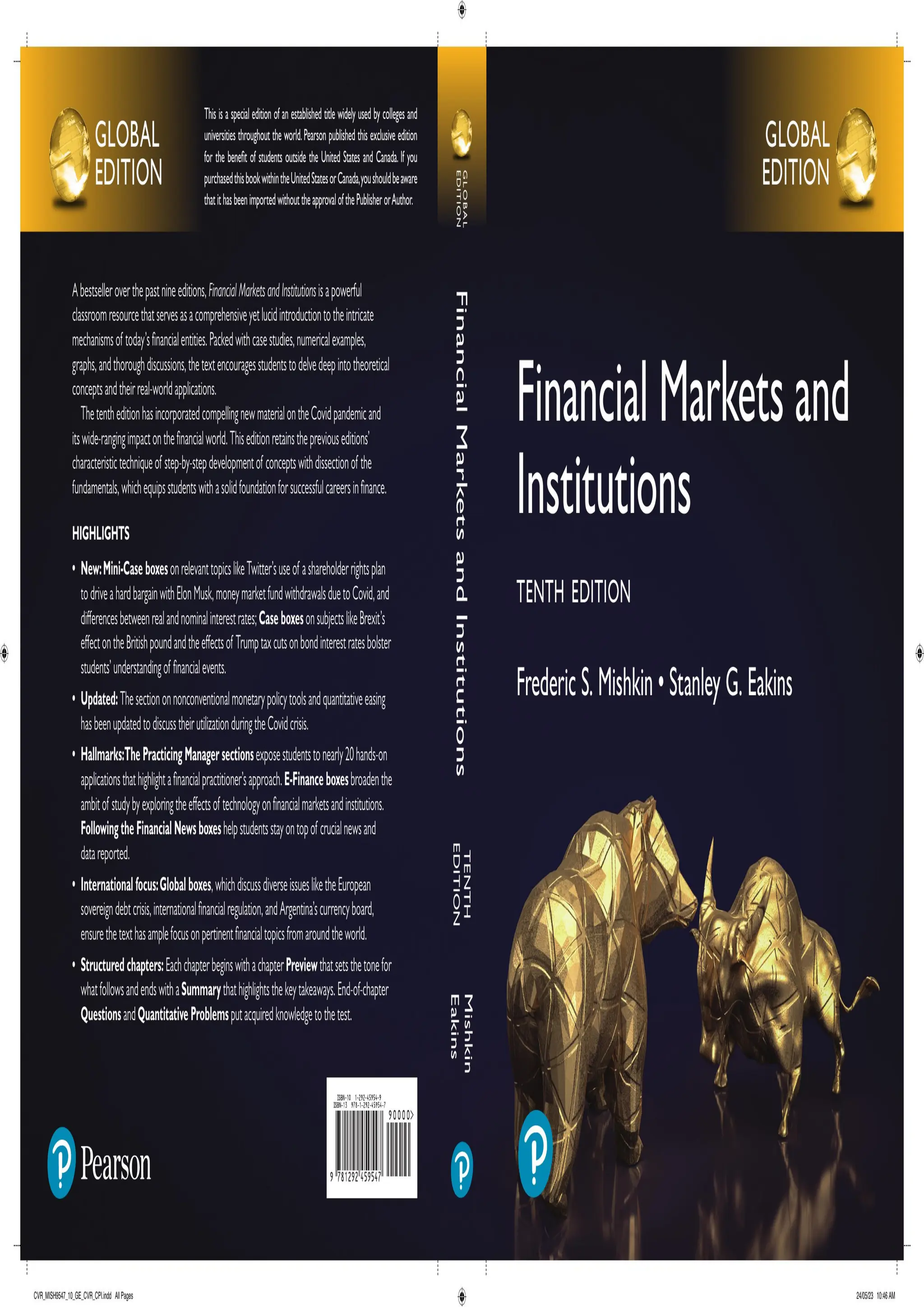 Financial Markets and Institutions, Global Edition 10th edition