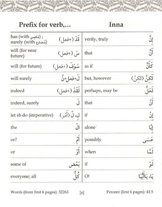 80 percent qur'anic arabic words | PDF