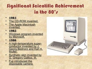 80's decades | PPT