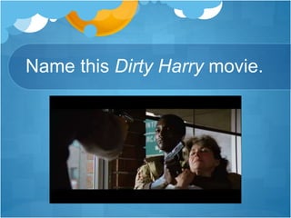 Name this Dirty Harry movie.
 