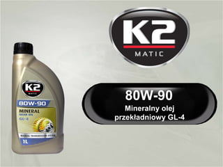 80W-90 Mineralny olej przekładniowy GL-4 