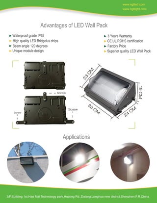 80w led wall pack - www.ngtlight.com