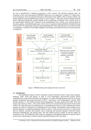 A systematic review of gamified learning motivation for English ...