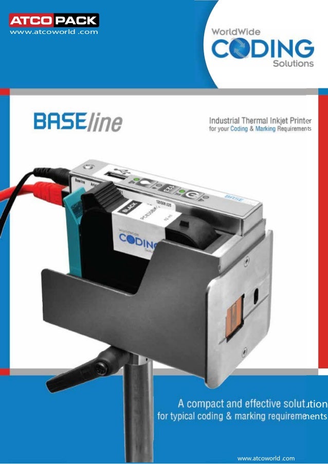 thermal inkjet coder