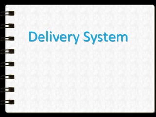 Delivery System
 