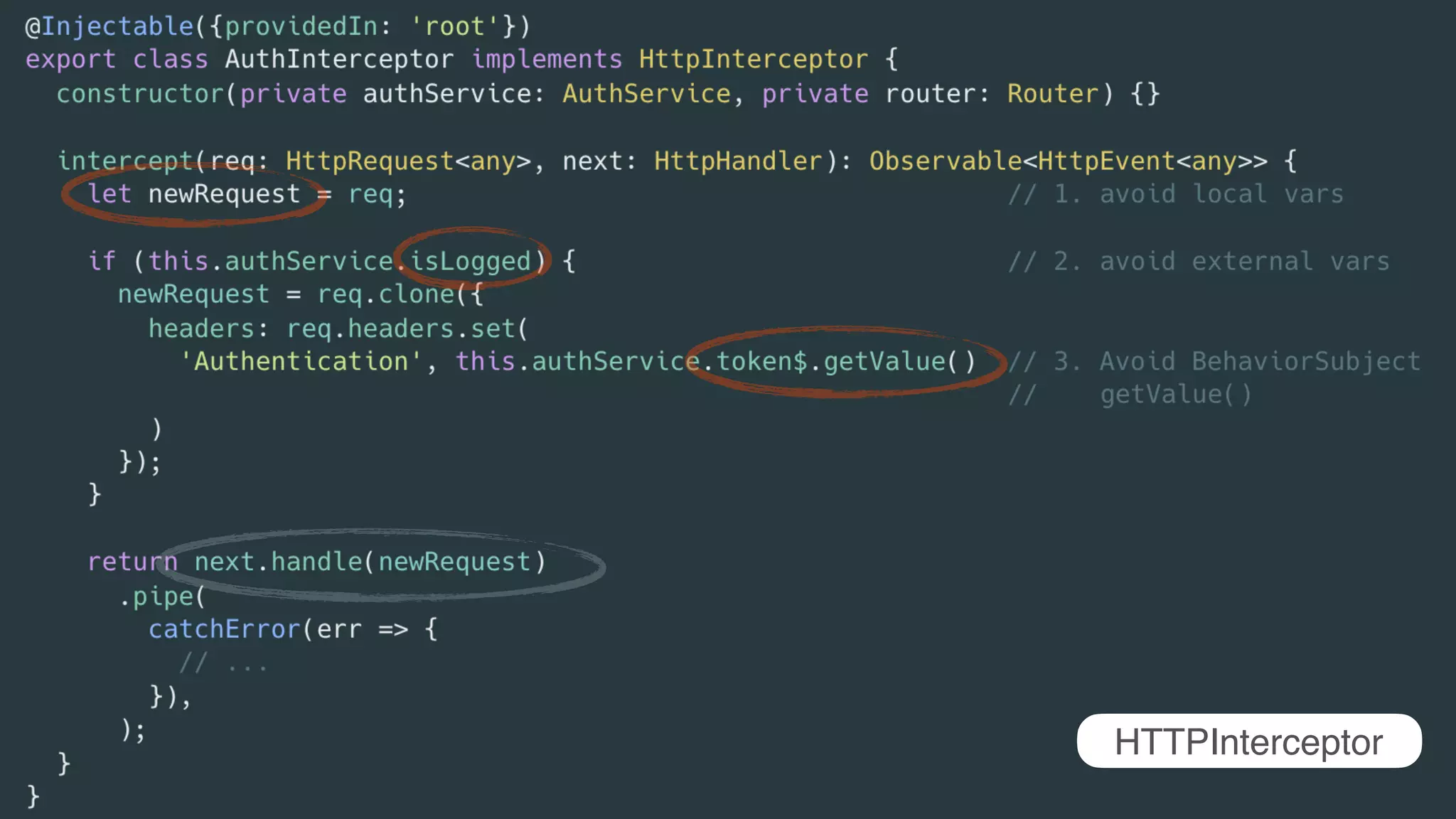 HTTPInterceptor
 