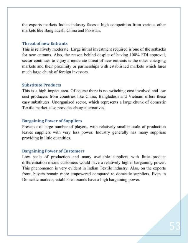 Indian Textile Industry Outlook_Arpit Nagda