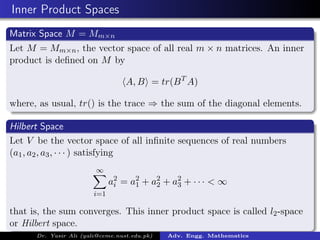 Orthogonal Vector Spaces | PDF