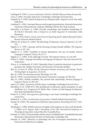 The Phonological Spectrum Volume Ii Suprasegmental Structure Maria ...
