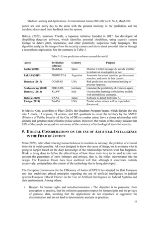 Artificial Intelligence Models for Crime Prediction in Urban Spaces | PDF