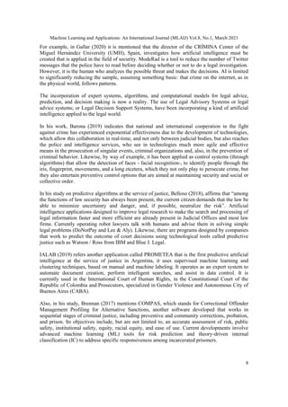 Artificial Intelligence Models for Crime Prediction in Urban Spaces | PDF